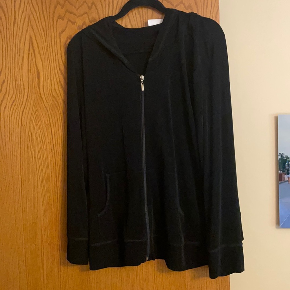 Chico’s Black Travelers jacket Size 3